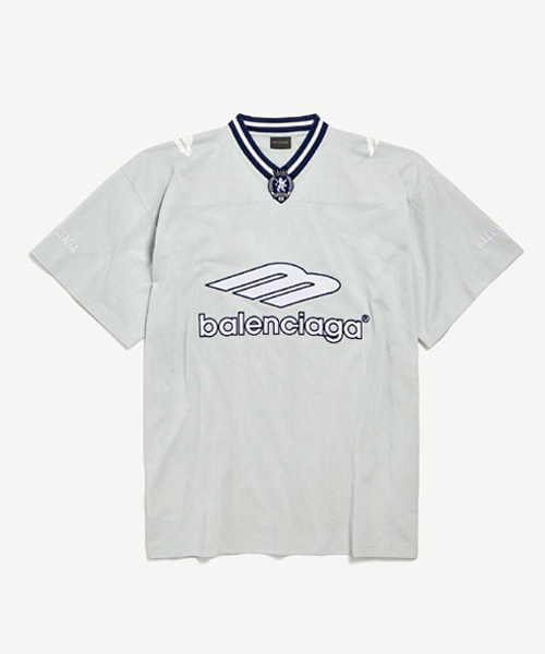 3B 풋볼 오버사이즈 V넥 티셔츠