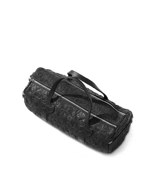  멀티컬러 크로스 패치 키폴 오버사이즈 더플백